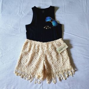 NWT Crochet White Shorts